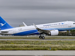 厦门航空接收首架空客A320neo飞机